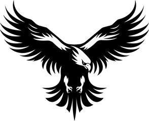 Obraz premium An eagle design isolated on transparent background. Wild Animals. Bird.