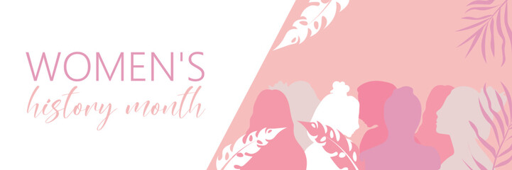 Banner for Women's History Month 