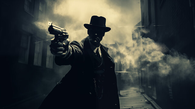 Detective in 1940s film noir