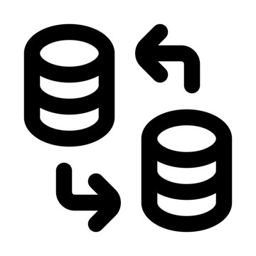 Cloud Server Line UI Icons