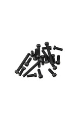 Socket Head Cap Screws Fasteners Hardware Nuts Bolts.  A bunch of cogs. Isolate on a white back