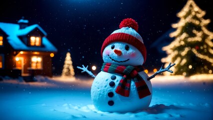 Obraz premium Snowman