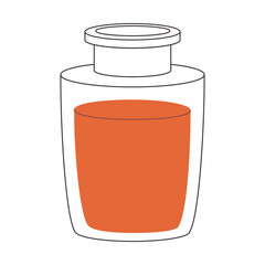 jar maple syrup sweet and sticky taste made from sap maple tree for topping flavoring meal