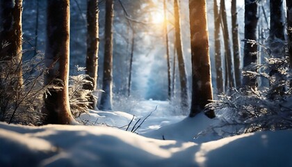 Obraz premium forest in the morning