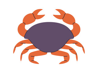 orange and gray color dungeness crab species of crab wild nature ocean animal sea life shellfish delicious meal seafood