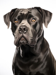 Cane Corso Dog Studio Shot Isolated on Clear Background, Generative AI