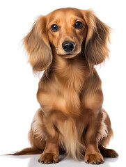 Dachhund Dog Studio Shot Isolated on Clear Background, Generative AI