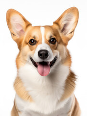 Pembroke Welsh Corgi Dog Studio Shot Isolated on Clear Background, Generative AI
