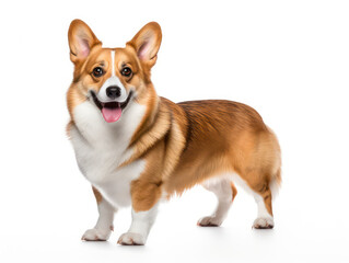 Pembroke Welsh Corgi Dog Studio Shot Isolated on Clear Background, Generative AI