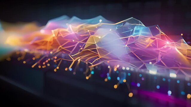 A 3D model of a transparent robotic brain, with colorful streams of data flowing in and out, depicting the explainability and traceability of every action taken by the system.