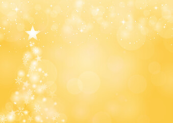 クリスマスの背景金色