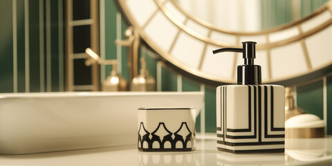 Art Deco Luxury Bathroom Accessories