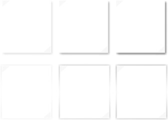 ベクターのシルエット・影デザイン