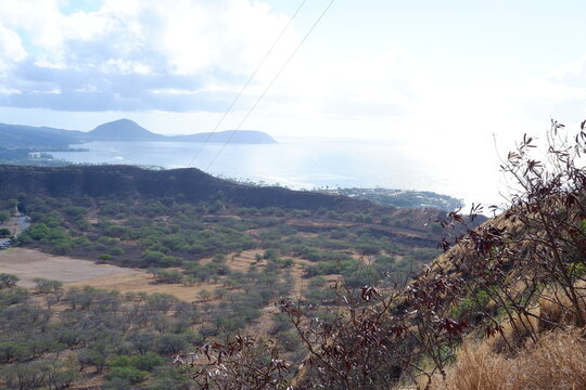 Diamond Head State Monument in Honolulu County Oahu Hawaii Photo