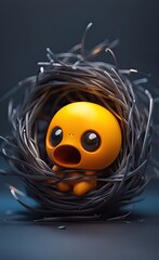 easter egg in a nest