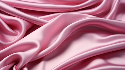Obraz premium Smooth Elegant Pink Silk Satin Texture, Background Image, Desktop Wallpaper Backgrounds, HD