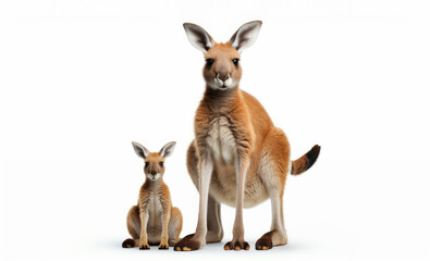Kangaroo with calf