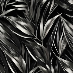 Glossy finish, adding a modern and sleek touch to the tropical leaf background