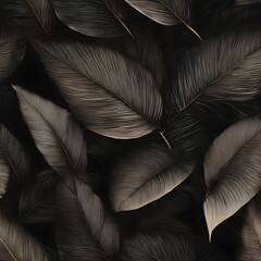 Matte texture, offering a more subtle and natural look to the tropical leaf background
