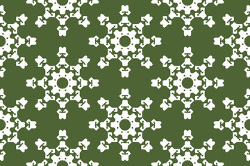 Ethnic abstract flower art. Seamless pattern in tribal, folk embroidery, and Mexican style. Aztec geometric art ornament print.Design for carpet, wallpaper, clothing, wrapping, fabric, cover, textile