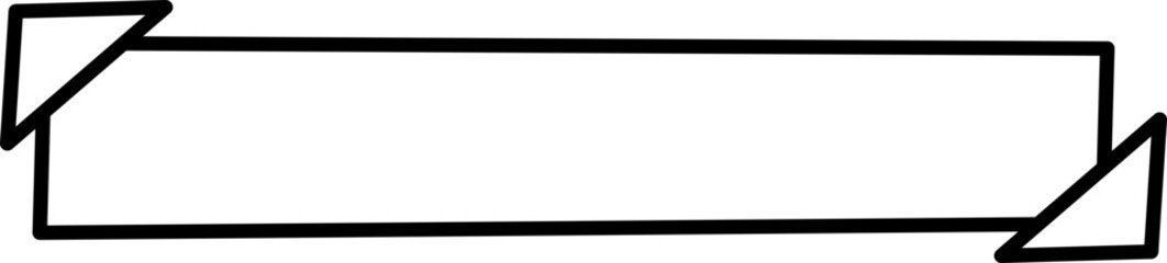 Obraz premium Line Textbox Element