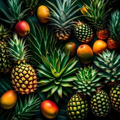Fototapeta premium decorations with fruits
