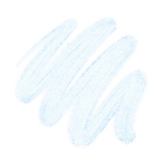 Glittery soft baby blue brush strokes background frame texture
