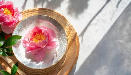 美しい和食器　椿の花