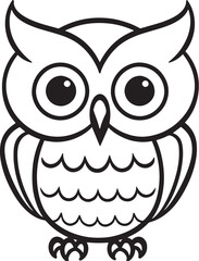 coloring page owl