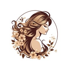 Modelo de Elegância, Beleza Radiante em um Cenário Branco Deslumbrante