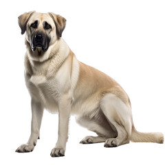 Obraz premium Anatolian shepherd dog on transparent background.