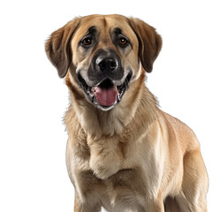 Obraz premium Anatolian shepherd dog on transparent background.