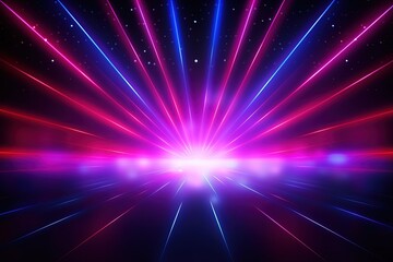 Fototapeta na wymiar Party Pulse Abstract Neon Waves Fantastic Fusion Neon Lightscape,Neon Dance Floor Background