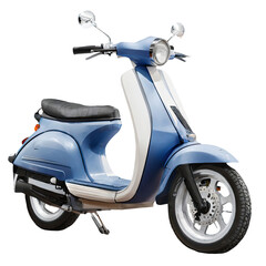 realistic a scooter isolated on transparent background