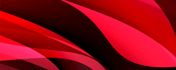 Simple fluid color gradient abstract background with dynamic wave line effect. Vector Illustration For Wallpaper, Banner, Background, Card, Book Illustration, landing page