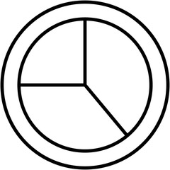 pie chart vector design .svg