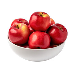 Fototapeta na wymiar Red apples in a bowl