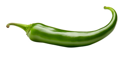 green chili  on white background .generated by AI