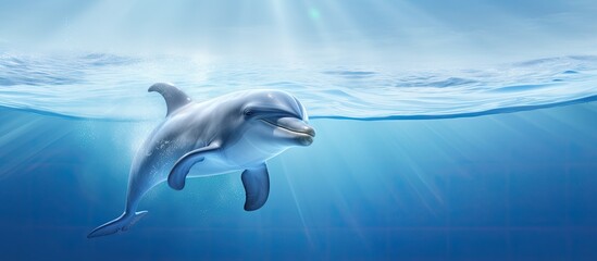Enchanting, amusing dolphin.