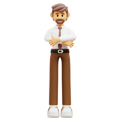 3D Business Man Presentation