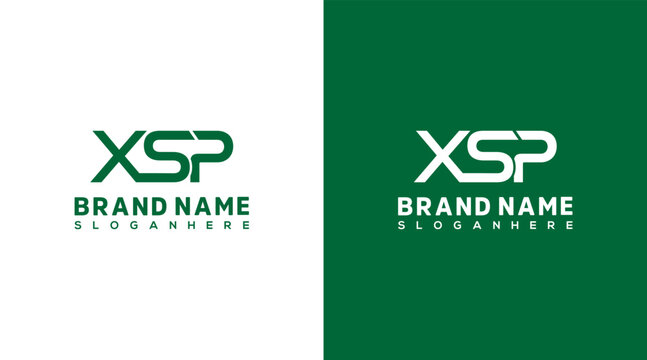 XSP Initial Letter Logo Design with Creative Modern Business Typography Vector Template