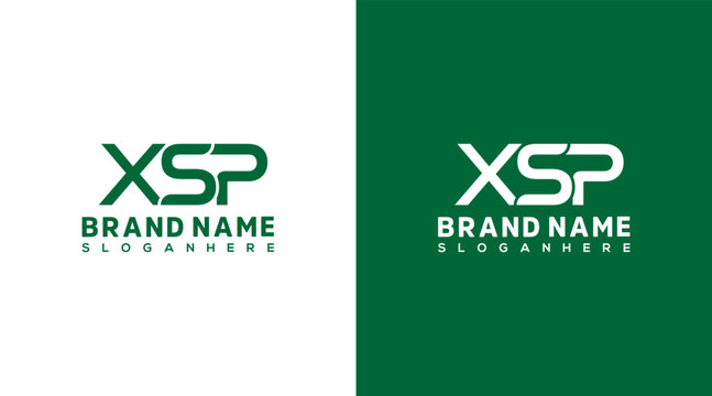 XSP Initial Letter Logo Design with Creative Modern Business Typography Vector Template