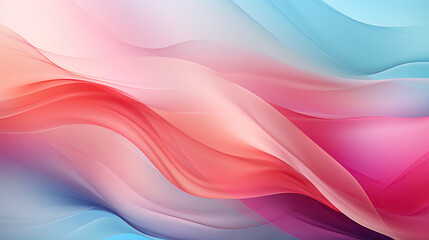Fototapeta premium Abstract colorful background with smooth lines in blue, pink, and purple colors. 