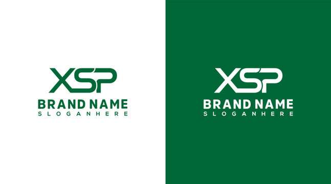 XSP Initial Letter Logo Design with Creative Modern Business Typography Vector Template