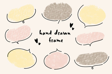 手描きの吹き出し