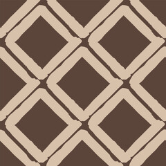 Seamless pattern in coffee tones for printing and design