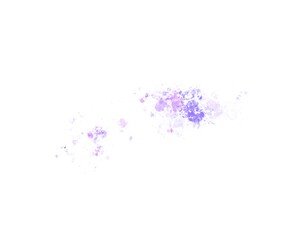 spot graphics purple color on white