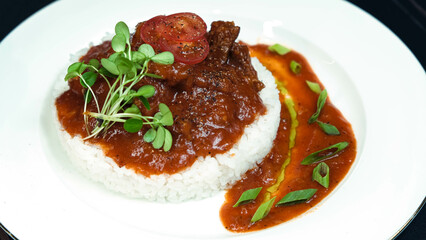 stew with vegetables