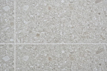 Fototapeta premium Marble tile with sepia tone terrazzo pattern