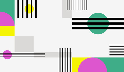 Modern and clean abstract vector background with shapes and lines